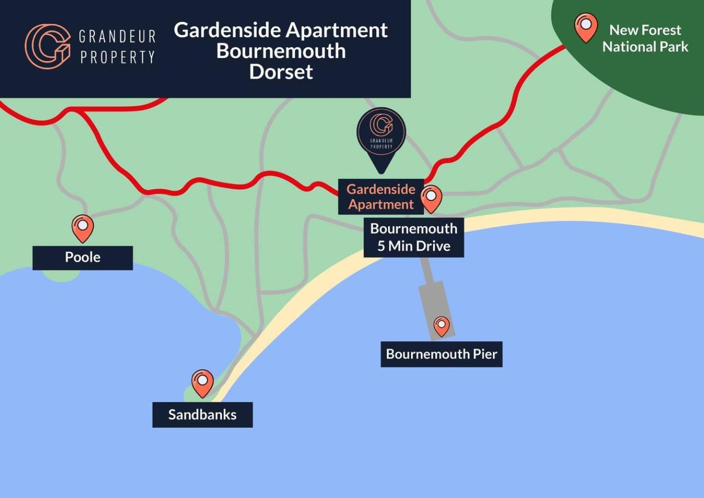 The Gardenside Apartment By Grandeur Property بورنماوث المظهر الخارجي الصورة
